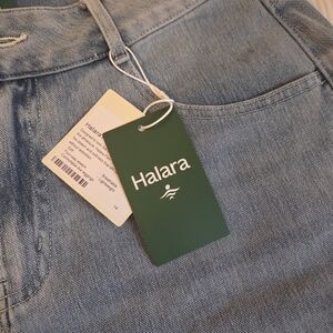 HALARA Women's Denim Jeans in Light Blue